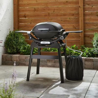 Weber Q2200N – Kompakt Gasolgrill med Sidobord