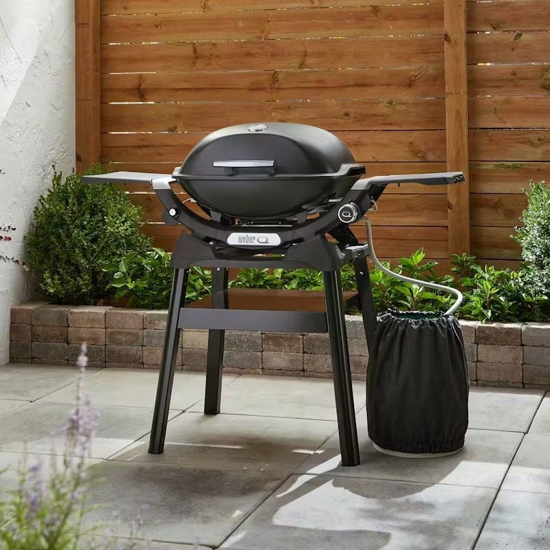 Weber Q2200N – Kompakt Gasolgrill med Sidobord