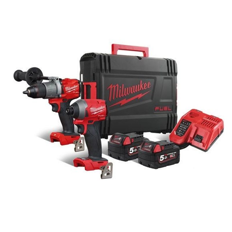 Milwaukee M18 FPP2A2-502X Verktygspaket 18V FUEL (2x5,0ah)