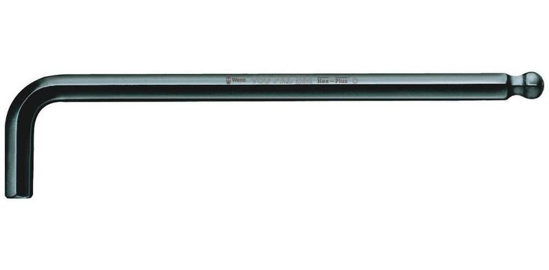 Wera 950 PKL BM Insexnyckel 2 mm x 100 mm BlackLaser Kulände