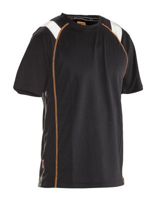 Jobman 5620 Spun-Die T-shirt Svart/Orange