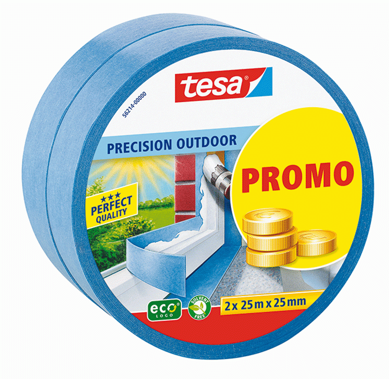 Tesa Outdoor Maskeringstejp 2-P 25mm x 25m