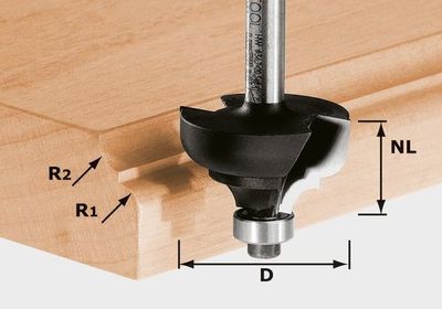 Festool Multiprofilfräs HW S8 D36,7/R6/R6
