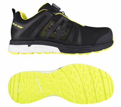 Solid Gear Skyddssko Vent S1P Svart/Grön BOA ESD (36-48)
