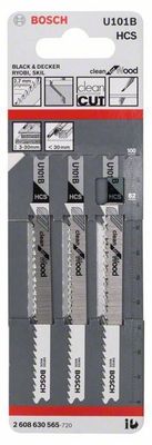 Bosch Sticksågblad U101B 3-P