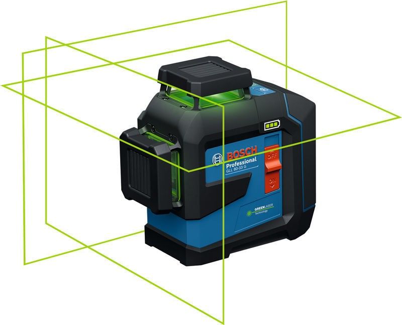Bosch GLL 80-33 G Linjelaser Grön Set