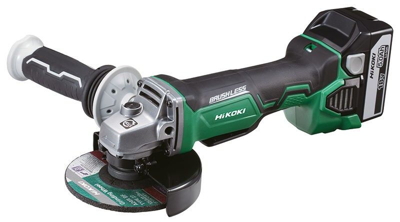 HiKOKI G18DBBAL Vinkelslip 18V 125mm AVB HCS (2x5,0ah)