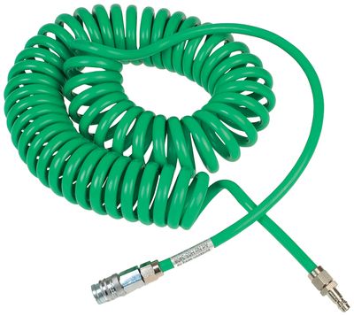 Sundström Tryckluftsslang 8m Grön Spiral SR 360