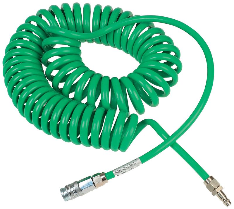Sundström Tryckluftsslang 8m Grön Spiral SR 360