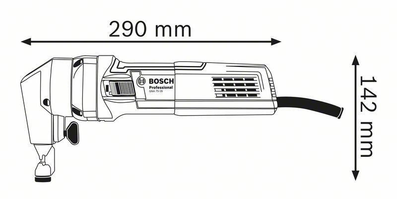 Bosch GNA 75-16 Nibbler (1,6mm)