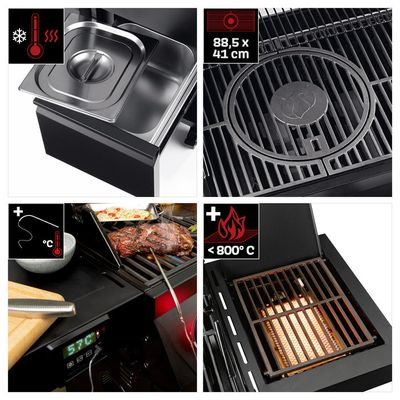 Landmann Cool Black 5.2 MaxX gasolgrill backburner 5-brännare