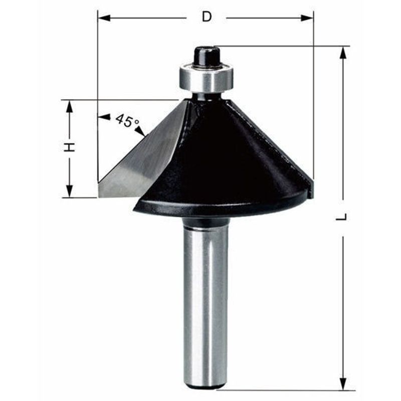 Delver Fasfräs 30° 35x22x64 S=8
