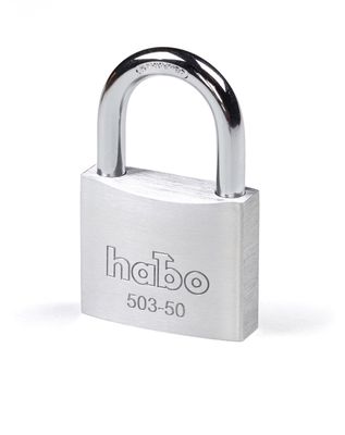 Habo Hänglås 503-50 Aluminium SB