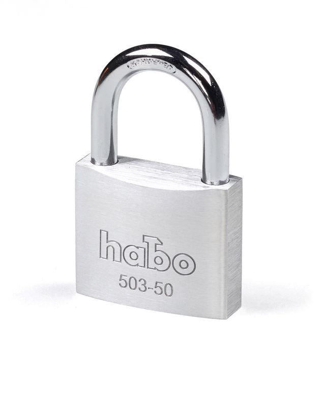 Habo Hänglås 503-50 Aluminium SB