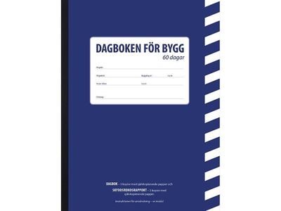 Byggdagbok 60 dagars A4
