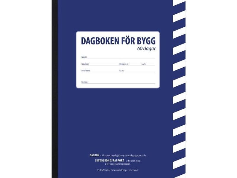 Byggdagbok 60 dagars A4