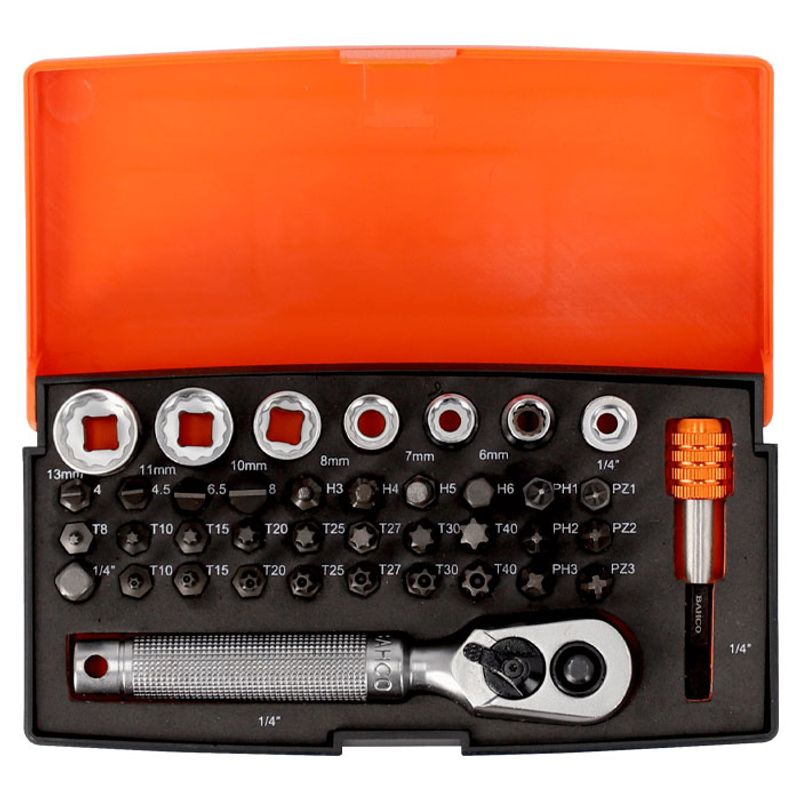 Bahco S39MH hylsnyckelsats 1/4″ 39-delar