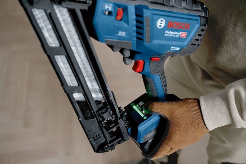 Bosch GNH 18V-64 MD Dyckertpistol 18V 1,6mm 34° L-BOXX (utan batterier)