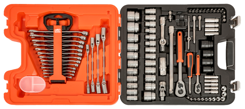 Bahco S87+7 Hylsnyckelsats 1/4"/1/2" 94-delar