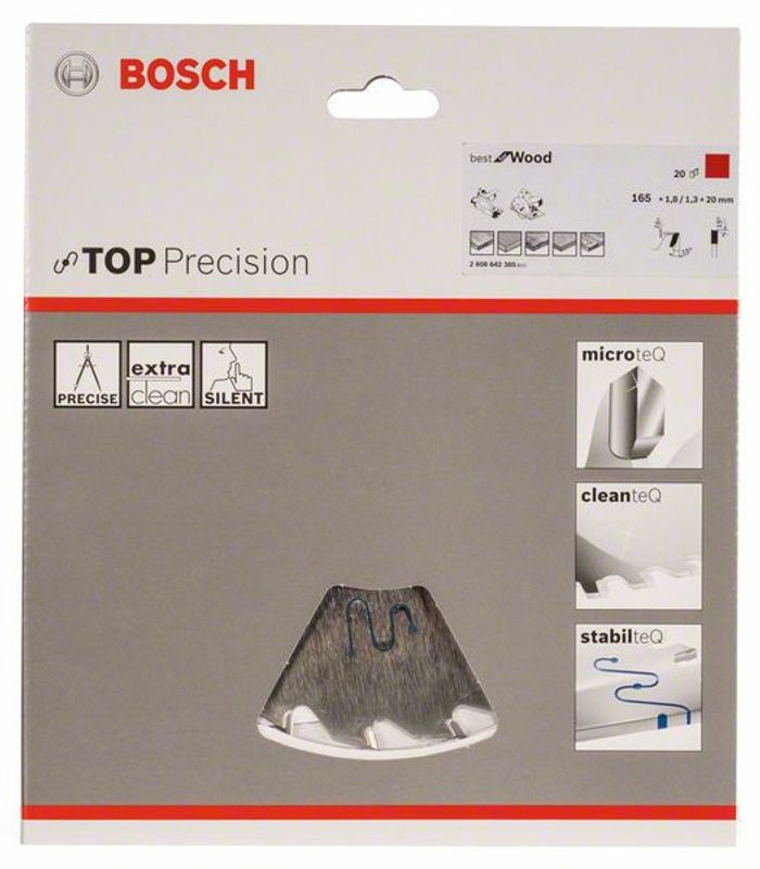 Bosch Sågklinga 165mm 20T (Grovarbeten)