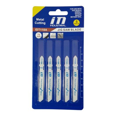 Industrial Sticksågblad IDT118A Tunn Metall (5-pack)