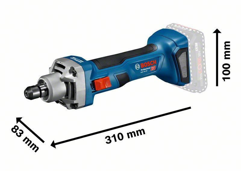 Bosch GGS 18V-20 Rakslip 18V L-BOXX (utan batterier)