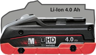 Metabo Batteri LiHD 18V 4,0ah