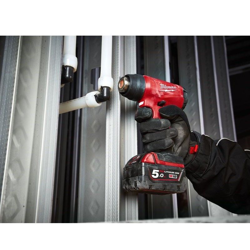 Milwaukee M18 BHG-0 Batteridriven Varmluftspistol 18V (utan batterier)
