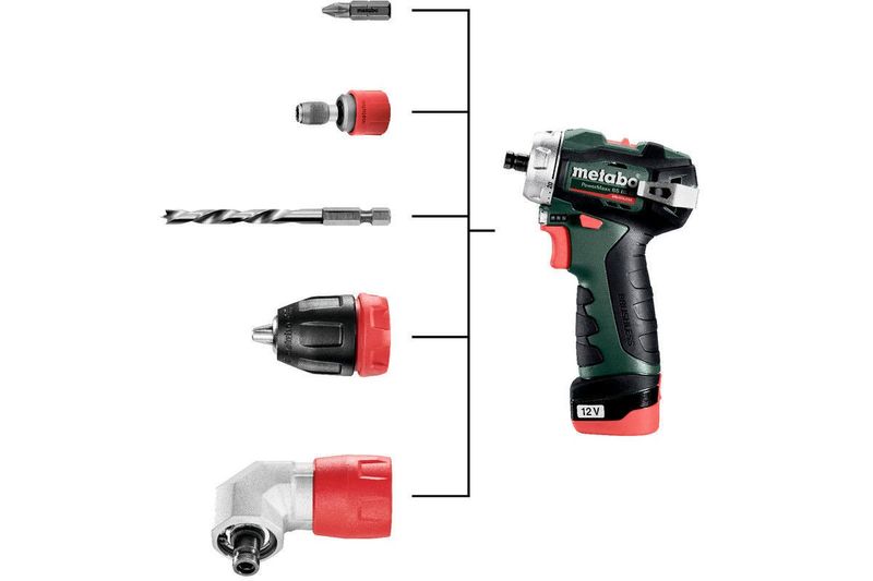 Metabo PowerMaxx BS BL Q Batteridriven borrskruvdragare 12V (2x2,0ah)