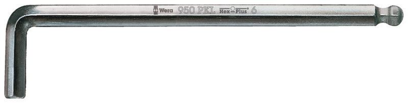 Wera 950 PKL Insexnyckel 5 mm x 160 mm Förkromad Kulände