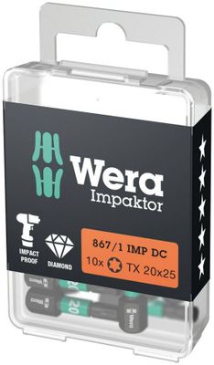 Wera 867/1 IMP DC Impaktor Bits TORX® TX20 x 25 mm (SB-förpackning)