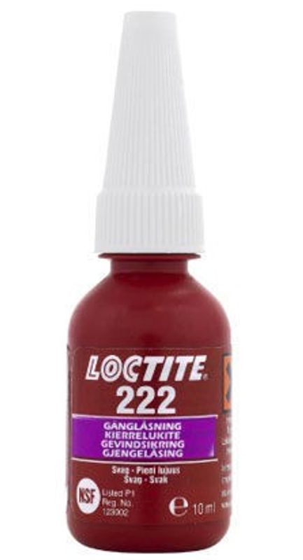 Loctite Gänglåsning Svag 222 50ml