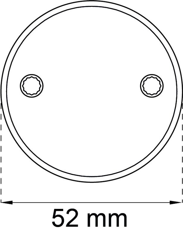 Habo Täckbricka 4265 Matt mässing SB