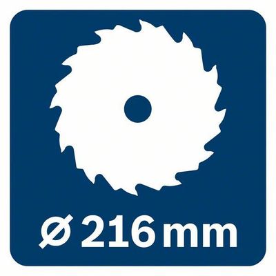 Bosch GCM 18V-216 Kapsåg 18V 216mm BITURBO (Utan batterier)