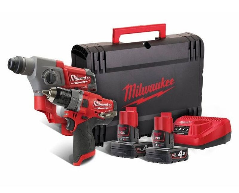Milwaukee M12 FPP2B-402X Combokit 12V FPD+CH (2x4,0ah)