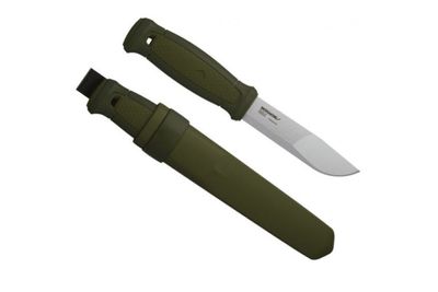 Mora Kansbol Kniv Grön flåslipad 109/226mm