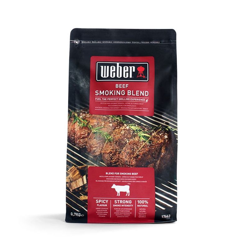 Weber Rökflis Chips för Nötkött (0,7kg)