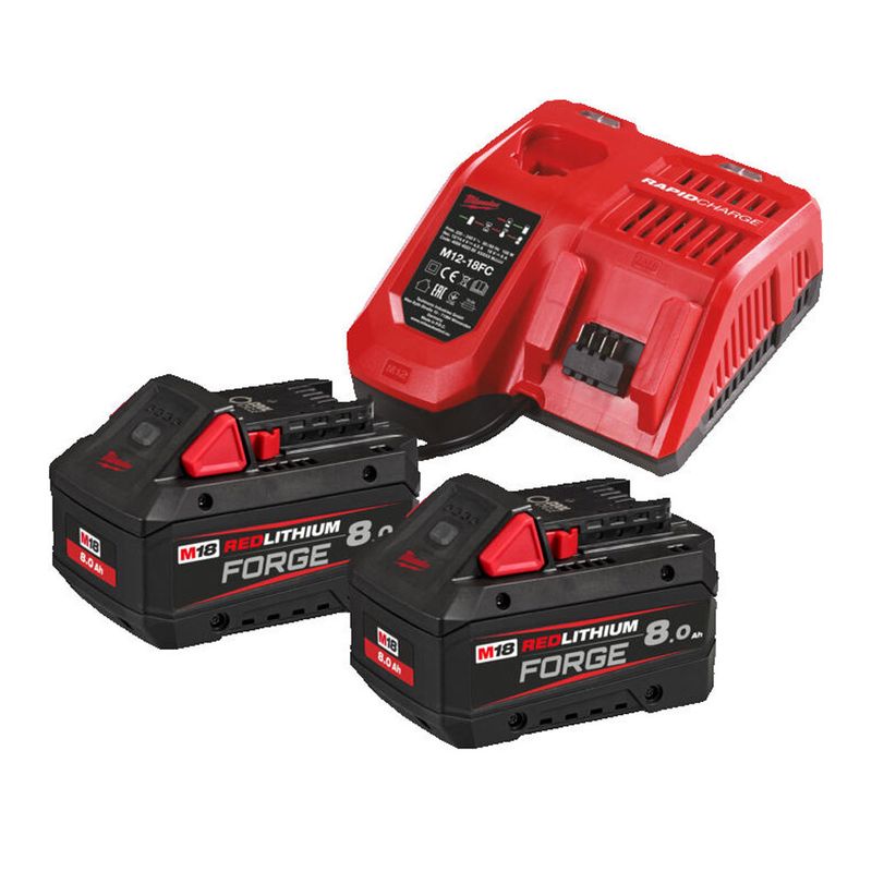 Milwaukee M18 FORGENRG-802 Batterikit 2x8,0Ah