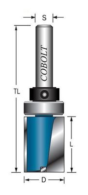 Cobolt Mallfräs D=12 L=20 TL=80