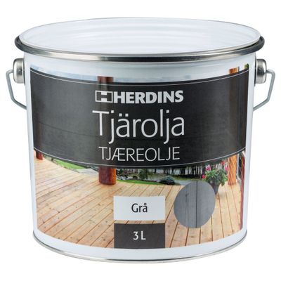 Herdins Tjärolja Grå 3L