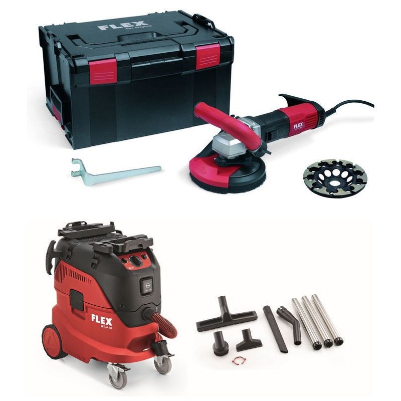 Flex Betongslipspaket LD16-8 125R+VCE44HAC-Kit