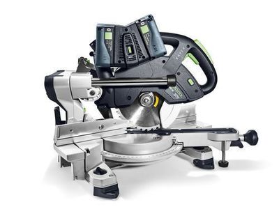 Festool Kap-/gersåg 18V KSC 60 EB 5,0 I-UG-Set (2x5,0ah)