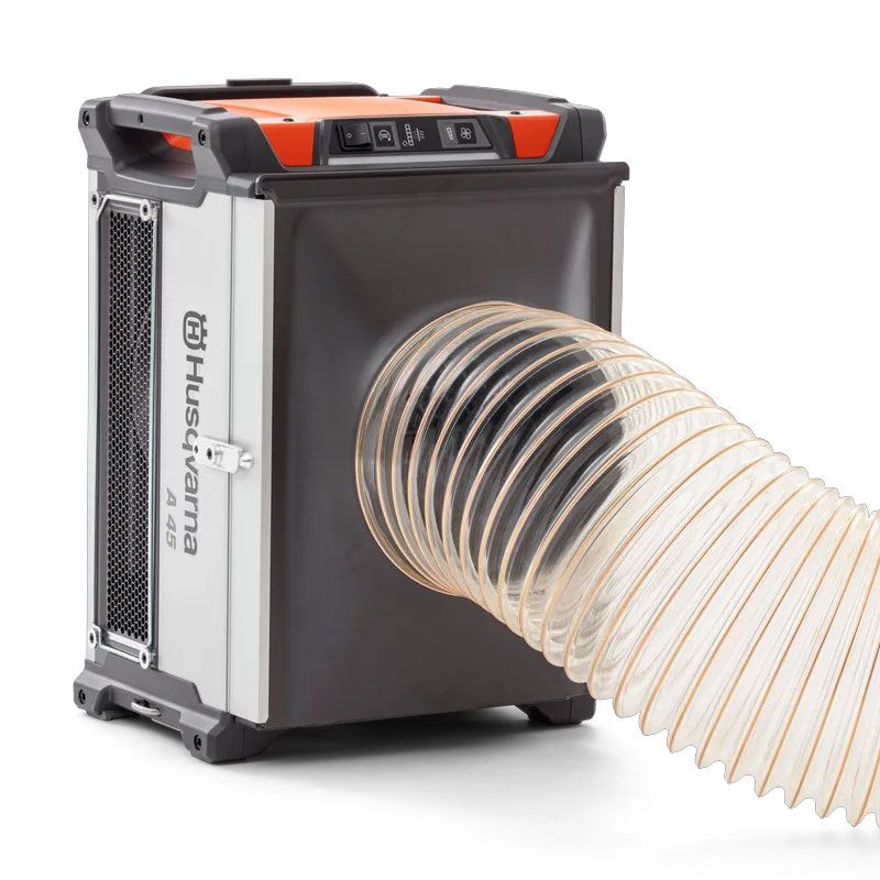 Husqvarna A45 luftrenare för byggdamm 1000m³/h