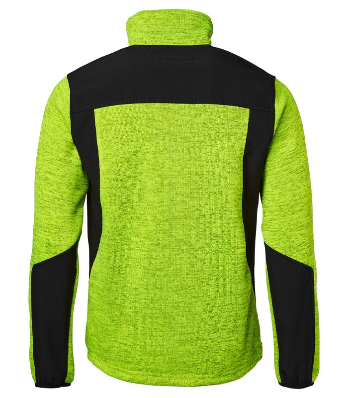 Top Swede 123 fleecejacka stickad med softshell 3XL