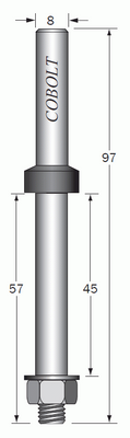 Cobolt Spindel S=8 TL=97