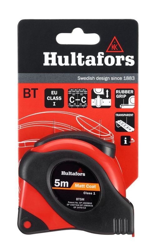 Hultafors BT5 Mätband KL-1 (5m)