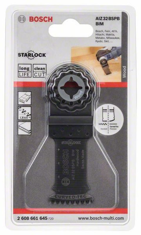 Bosch AIZ 32 BSPB Sågblad STARLOCK 32x50mm BIM (1-P)