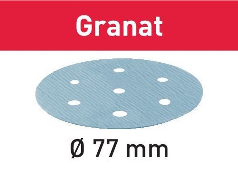 Festool Slippapper Granat STF D77 50-pack