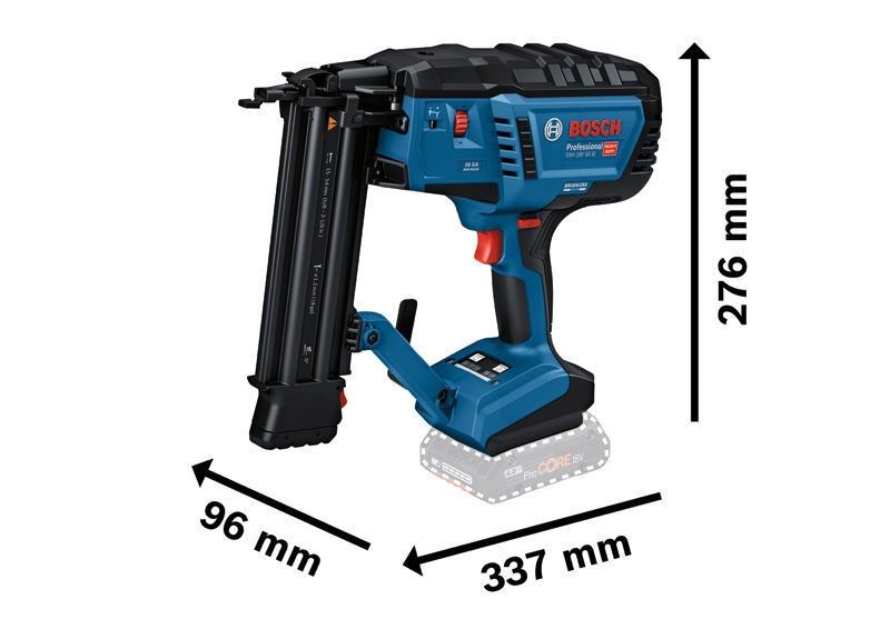 Bosch GNH 18V-50 M Dyckertpistol 18V 1,2mm L-BOXX (utan batterier)