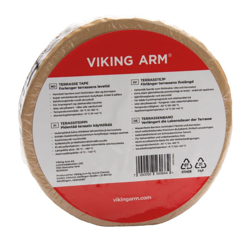 Viking Arm Terasstejp 50mm x 20m